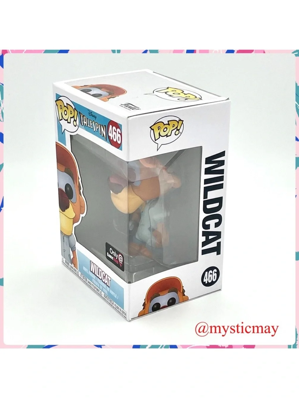2018 Funko POP Disney TALESPIN 466 WILDCAT the Mechanic Vinyl Figure w Box